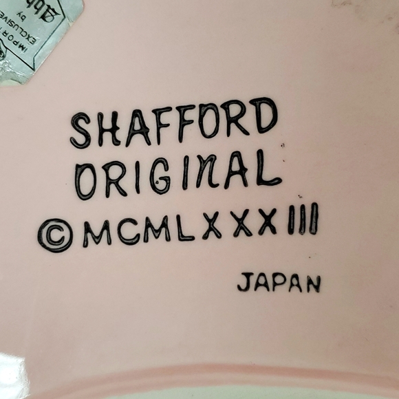 Vintage 1983 Shafford Original pink shell-shaped serving dish Made in Japan - Picture 4 of 8